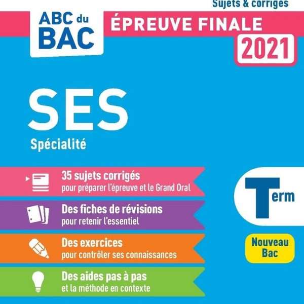 Annales Bac 2021 Sciences Economiques Et Sociales – Terminale