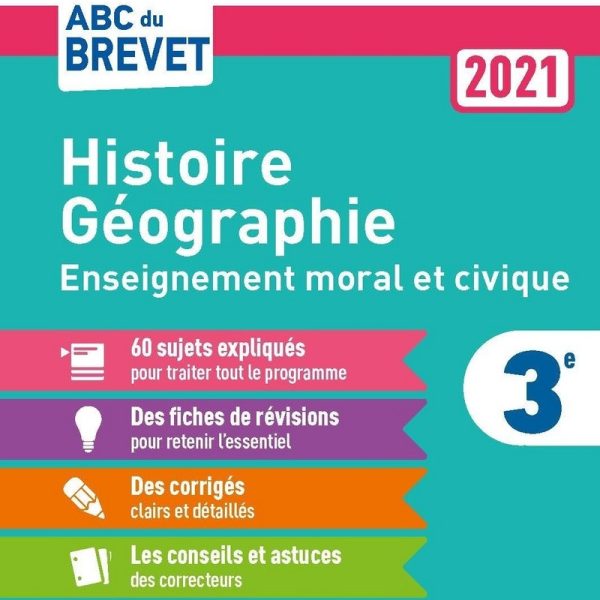 Annales ABC Du Brevet 2021 Histoire-Géographie Enseignement Moral Et Civique 3e