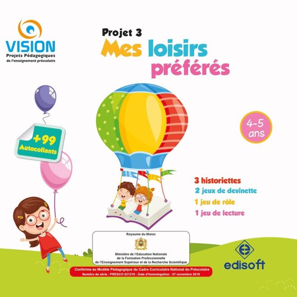 ALBUM VISION PROJET 3 4/5 MES LOISIRS PREFERES