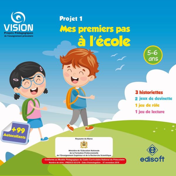ALBUM VISION 5/6 N1 MES PREMIERS PAS A L'ECOLE