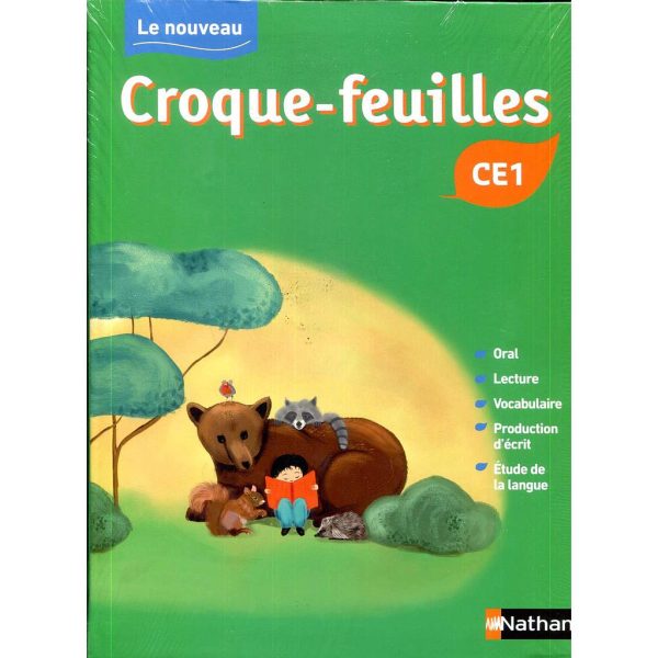 LE NOUVEAU CROQUE FEUILLES CE1 LIVRE+CAHIER