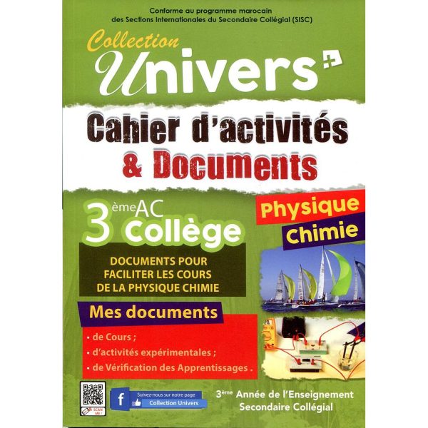 UNIVERS DOCUMENT CAHIER D ACTIVITE 3AC PC -MAARIF-