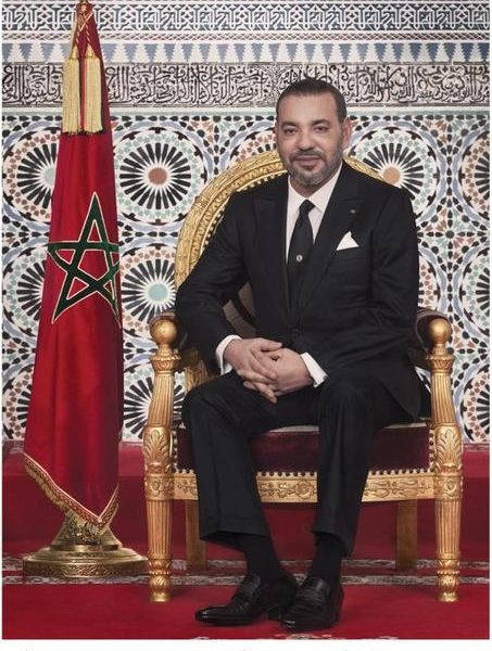 Portrait Officiel de Sa Majesté 40x50 cm Avec Cadre