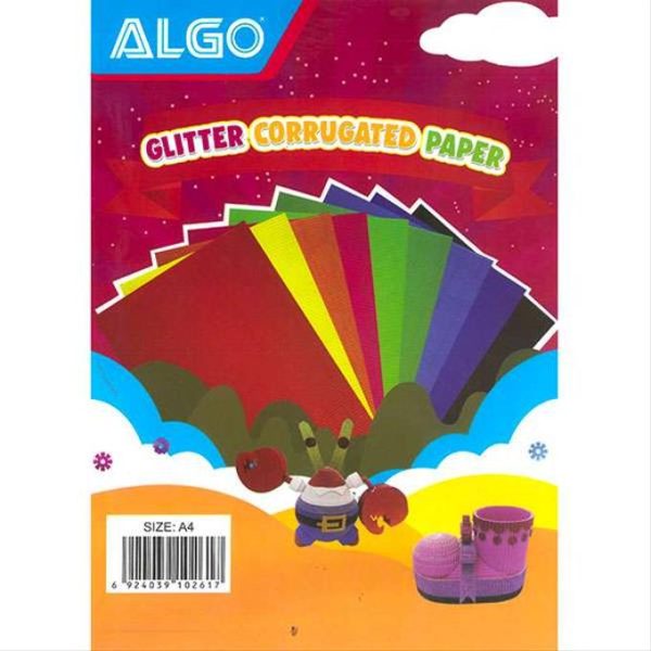 Papier Ondulé Glitter A4 ALGO