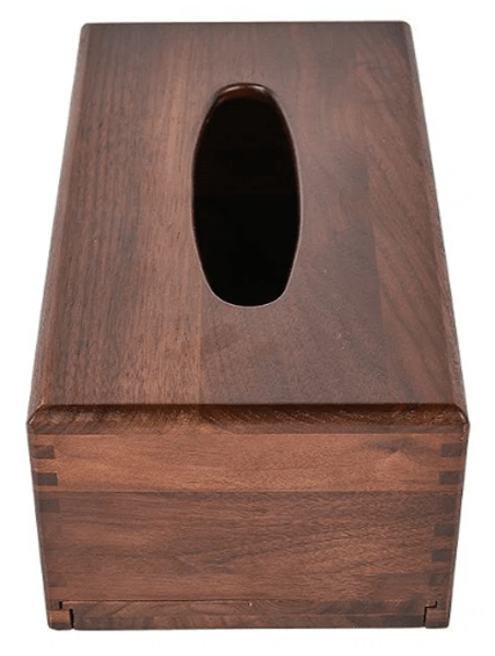 Boîte des Mouchoirs en Bois