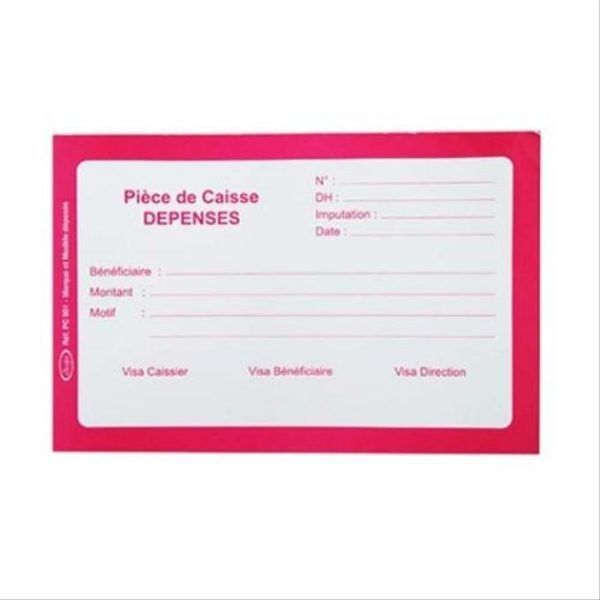 Pièce de Caisse - Dépenses