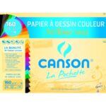 Pochette de 12 Canson Couleur Vives