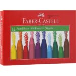 Boîte de 12 Pastels à l'huile hexagonales Faber-Castell
