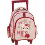 Mini Cartable à roulettes Hello Kitty Rose 198261 - Maternelle - Graffiti