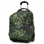 Cartable à roulettes Polo Wheelix Vert - 3 Poches