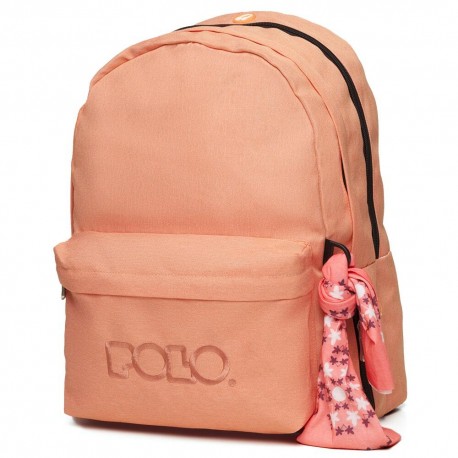 15705-large-default-1.jpg Sac à dos Polo Double Scarf - 2 Poches - Corail – Image 1