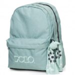 Sac à dos Polo Double Scarf - 2 Poches - Jean Bleu Ciel