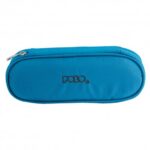 Trousse Ovale Polo Box Bleue - 1 Compartiment