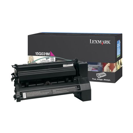 15g031m_lg.jpg Toner LEXMARK Laserjet Magenta (Réf : 15G031M) – Image 1