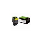 Toner LEXMARK Laserjet Jaune (70C80Y0)