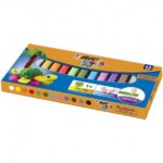 Boite de 12 pâtes à modeler Bic Kids Plasticine