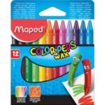 Boîte de 12 Crayons à Cire Maped 9 cm