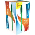 Boite de 50 Stylos Paper Mate Inkjoy 100 Vert