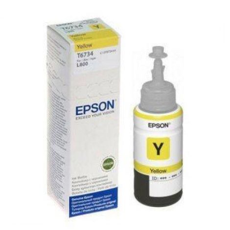 41asyqvbpil.jpg Encre EPSON en bouteille Jaune 70ml pour ITS (C13T67344A) – Image 1