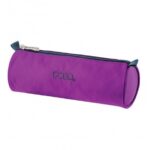 Trousse Ronde Polo Big Roll - Violet à Carreaux