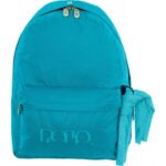 Sac à dos Polo Backpack - 1 Poche - Bleu Turquoise à Carreaux