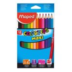 12 Crayons de Couleur MAXI Color Peps Maped