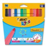 Pochette 12 feutres Bic Kids Visacolor XL