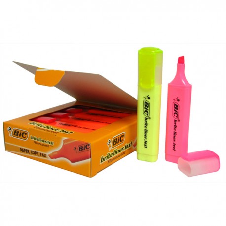 5351-large_default-1.jpg Fluo Bic Marking Highlighter Jaune – Image 1
