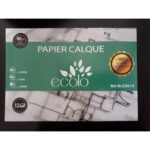 Pochette de 12 papiers calque Ecolo 90g