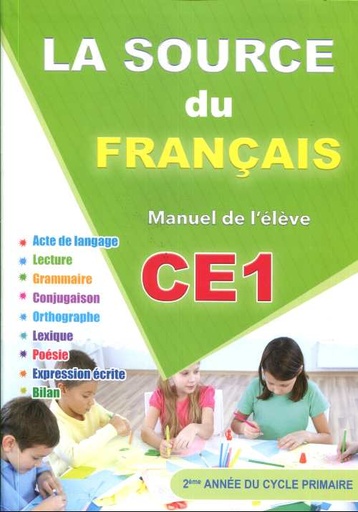 5B6986035D20La20Source20du20FranC3A7ais20CE120-20Manuel20de20L27C3A9lC3A8ve.jpg La Source du Français CE1 - Manuel de L'élève – Image 1