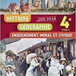 Histoire-Géographie-EMC 4ème - Prog. 2016