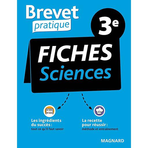 5BMAG7704785D20Brevet20Pratique20Fiches20Sciences203e2020Physique-chimie2C20SVT2C20techno.jpg Brevet Pratique Fiches Sciences 3e : Physique-chimie, SVT, techno – Image 1