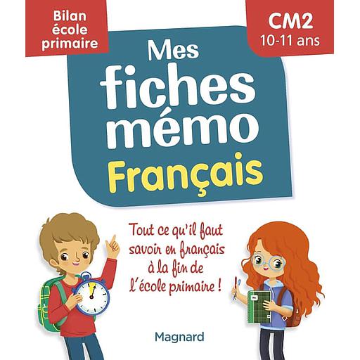 5BMAG7724105D20Mes20fiches20mC3A9mo20FranC3A7ais20CM22020-20Bilan20C3A9cole20primaire.jpg Mes fiches mémo Français CM2 - Bilan école primaire – Image 1