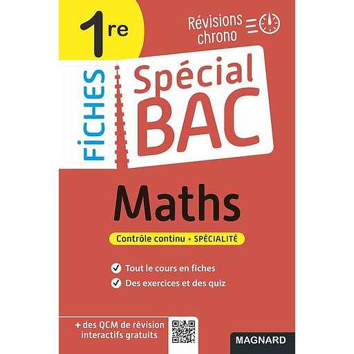 5BMAG7727245D20SpC3A9cial20Bac20Fiches20Maths201re20Bac20202320Tout20le20programme20en205320fiches2C20mC3A9mos2C20schC3A9mas-bilans2C20exercices20et20QCM.jpg Spécial Bac Fiches Maths 1re Bac 2023: Tout le programme en 53 fiches, mémos, schémas-bilans, exercices et QCM – Image 1
