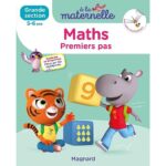 A la maternelle, Maths Grande section  - Premiers pas. Avec plein d'autocollants