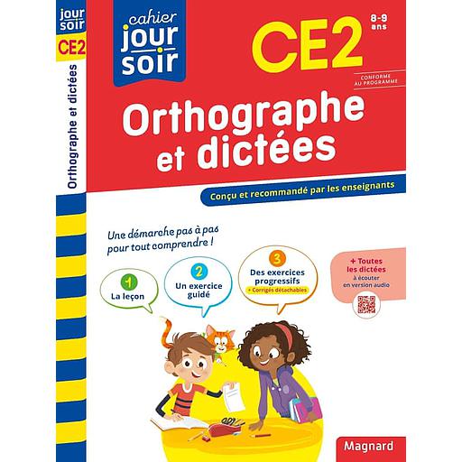 5BMAG7770955D20Cahier20du20jour-cahier20du20soir20Orthographe20et20dictC3A9es20CE2.jpg Cahier du jour/cahier du soir Orthographe et dictées CE2 – Image 1