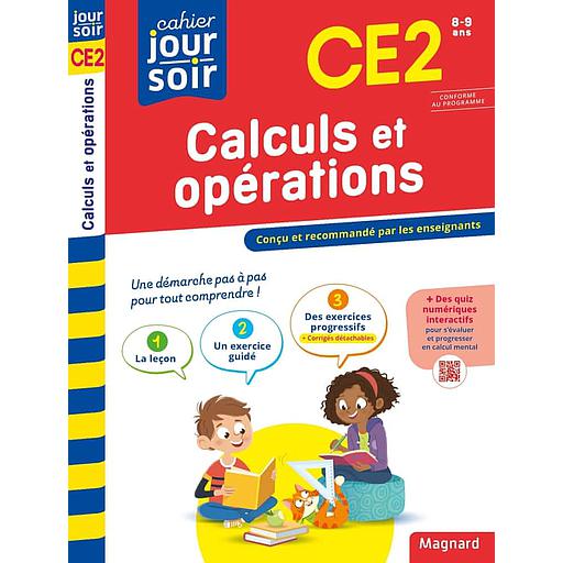 5BMAG7771495D20Cahier20du20jour-cahier20du20soir20Calculs20et20opC3A9rations20CE2.jpg Cahier du jour/cahier du soir Calculs et opérations CE2 – Image 1