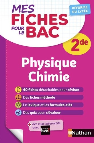 5BNAT1574795D20Mes20fiches20pour20le20Bac20-20Physique20Chimie202de.jpg Mes fiches pour le Bac - Physique Chimie 2de – Image 1