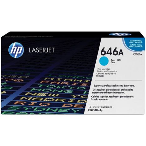 646a.jpg Toner HP LaserJet Cyan (Réf :CF031A) – Image 1