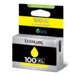 Cartouche d'encre Lexmark  haute capacité Jaune 100XL