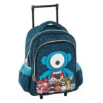 Mini Cartable à roulettes Monskey 172261 - Maternelle - Graffiti