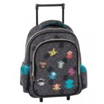 Mini Cartable à roulettes Monskey 172262 - Maternelle - Graffiti