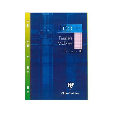 823-large_default-1.jpg Feuilles simples Clairefontaine - A4 - Roses - 100p - Séyès - 90g - Perforées – Image 1