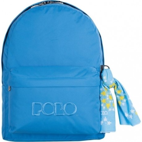 8248-large-default-1.jpg Sac à dos Polo Double Scarf - 2 Poches - Bleu Clair – Image 1