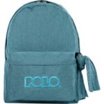 Sac à dos Polo Double Scarf - 2 Poches - Jean Turquoise