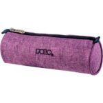 Trousse Ronde Polo Big Roll - Tissu Violet