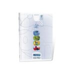 Cahier TP Polypro Calligraphe 96p - A4 - Transparent 90g - Piqué - Grands Carreaux