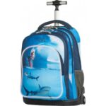 Cartable à roulettes Polo Shark Surf - 3 Poches