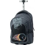 Cartable à roulettes Polo Speed Noir - 3 Poches