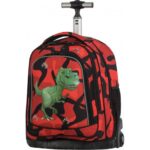 Cartable à roulettes Polo Bike Dino - 2 Poches